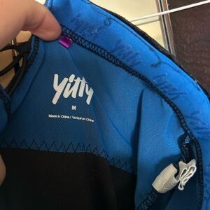 YITTY Vibrant Blue and Black Top